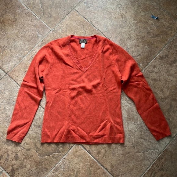 FWM Women’s Orange Sweater size M - Picture 1 of 2